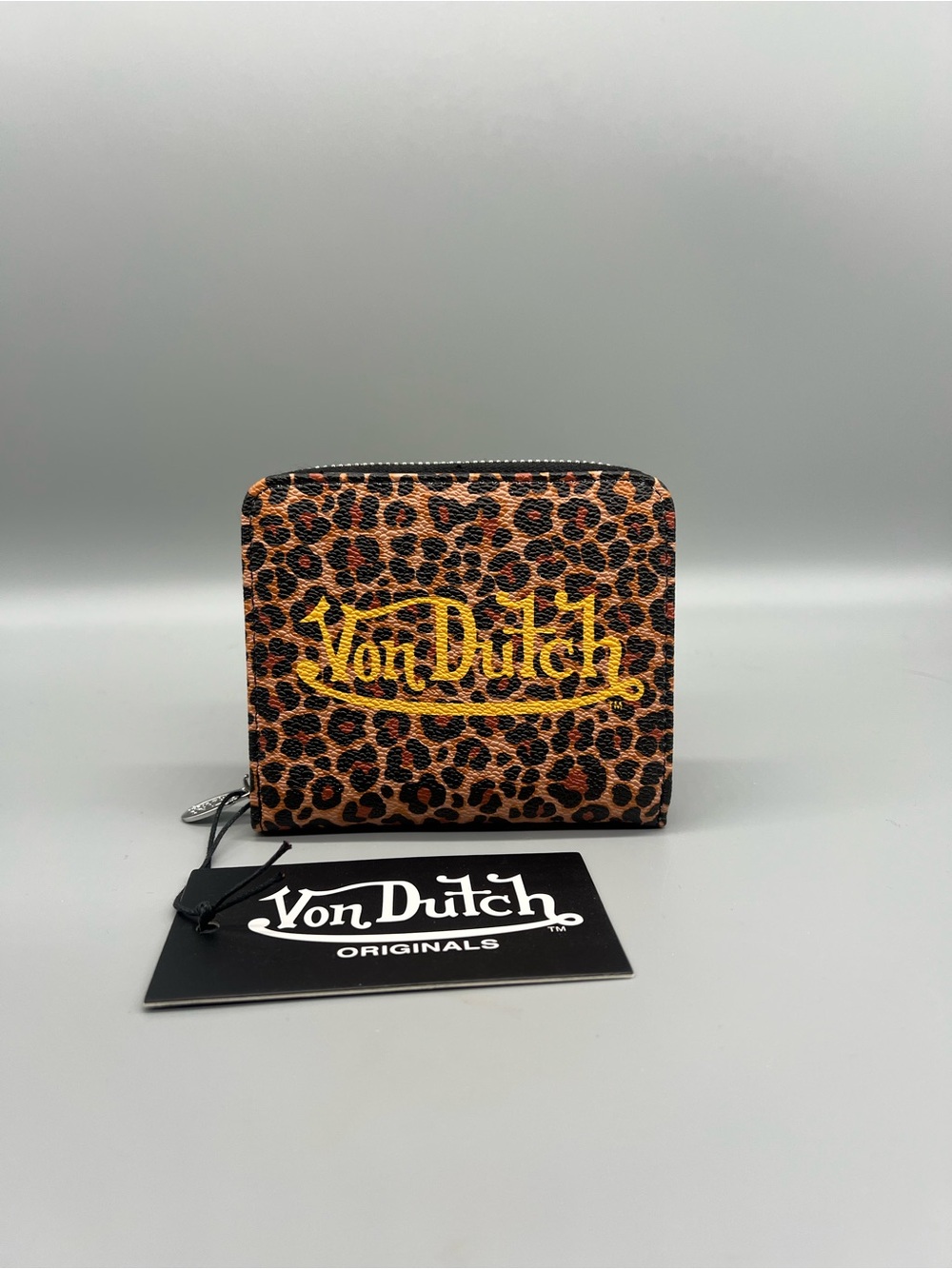 Von Dutch leopard print wallet